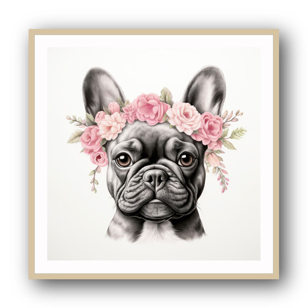 French bulldog chanel print new arrivals